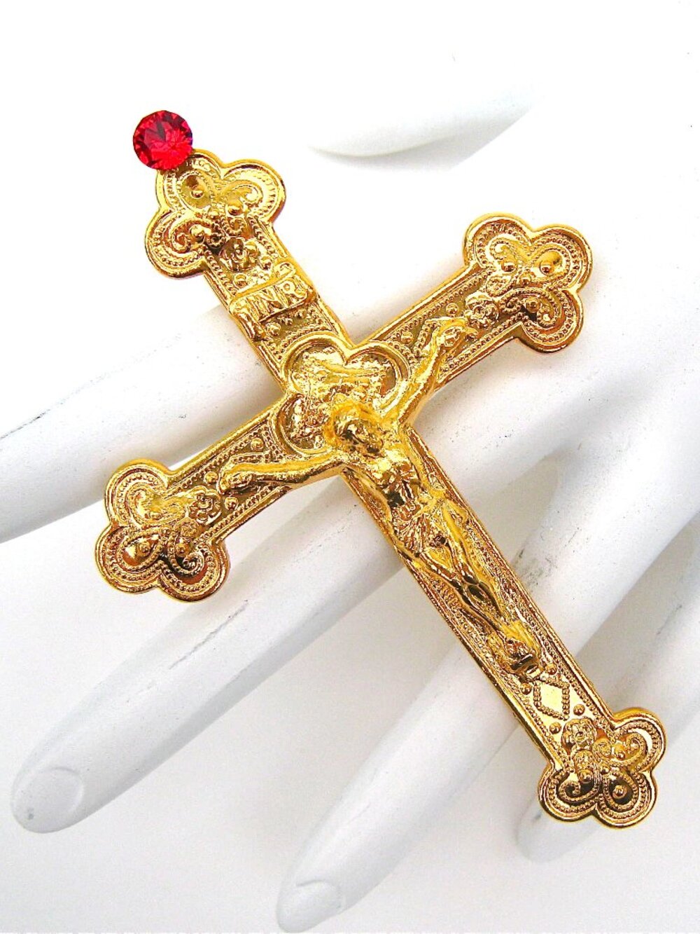 GASOLINE GLAMOUR CRUCIFIX CROSS RING ✞✟💎